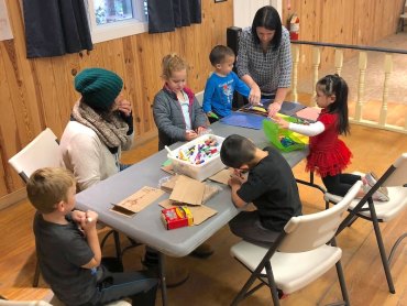 OCC held a holiday craft-making fundraiser at the Community Center in December. 